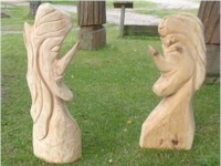 Holzfiguren von und mit Siegfried K&uuml;mmel